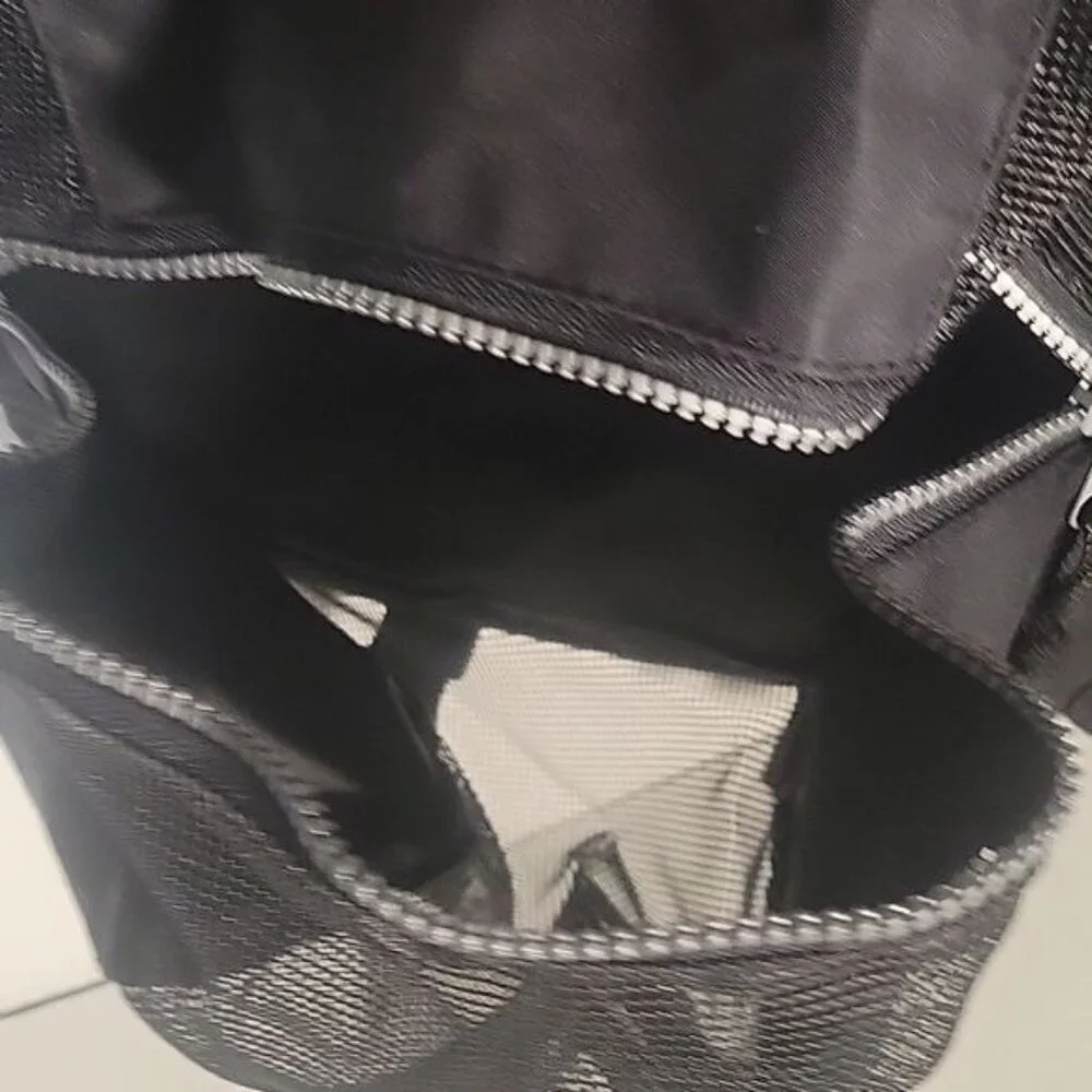 K-Cliffs Black Backpack with Water Bottle Mesh Pockets Padded Straps Hiking Bag